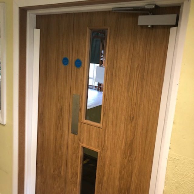 Internal fire door